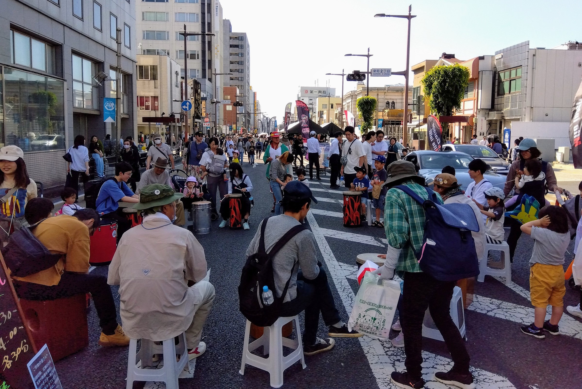 ドラムサークル WingBeat 勝田TAMARIBA横丁 茨城 ひたちなか