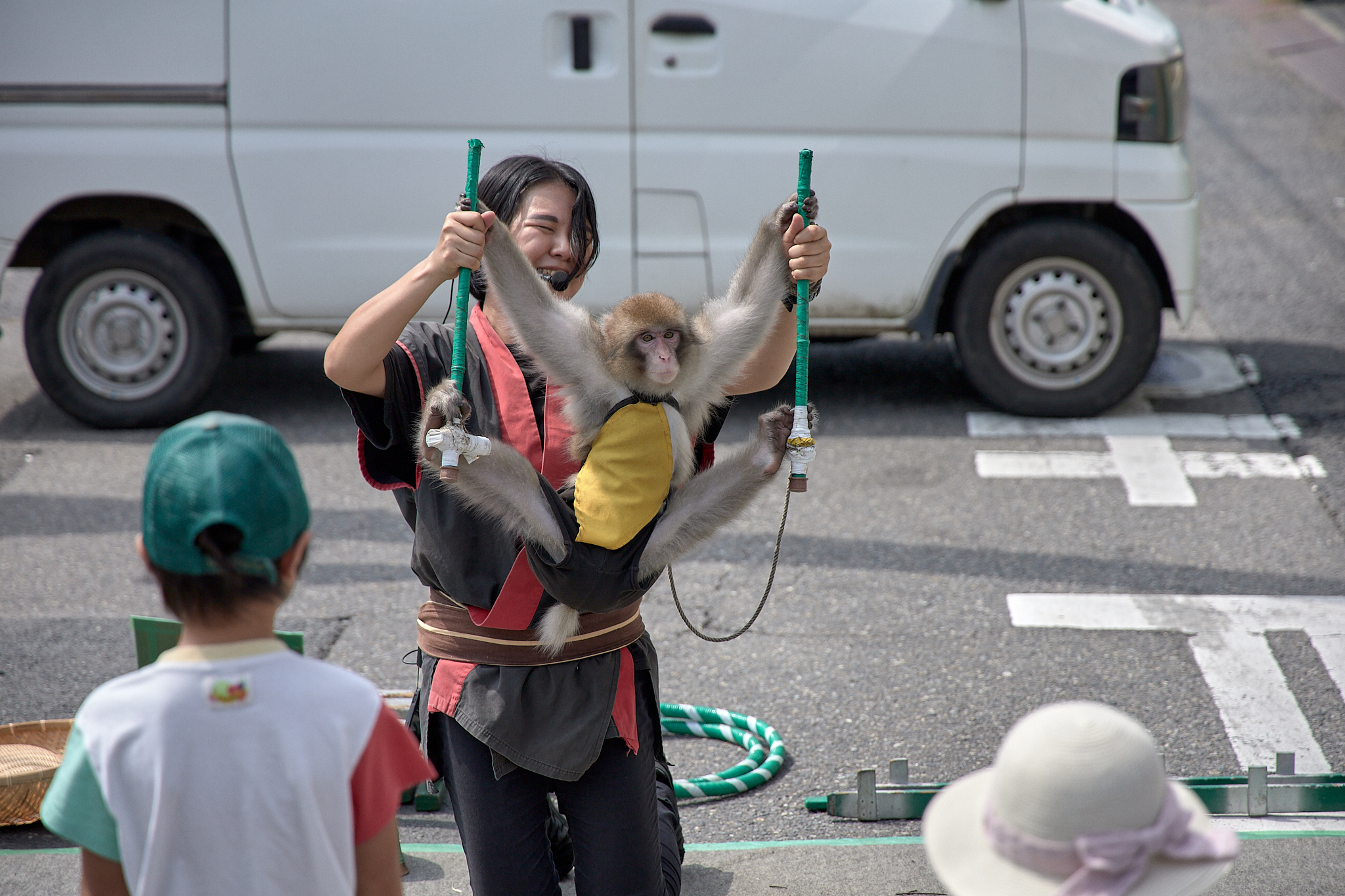 おさるの大道芸 猿豆 勝田TAMARIBA横丁 茨城 ひたちなか