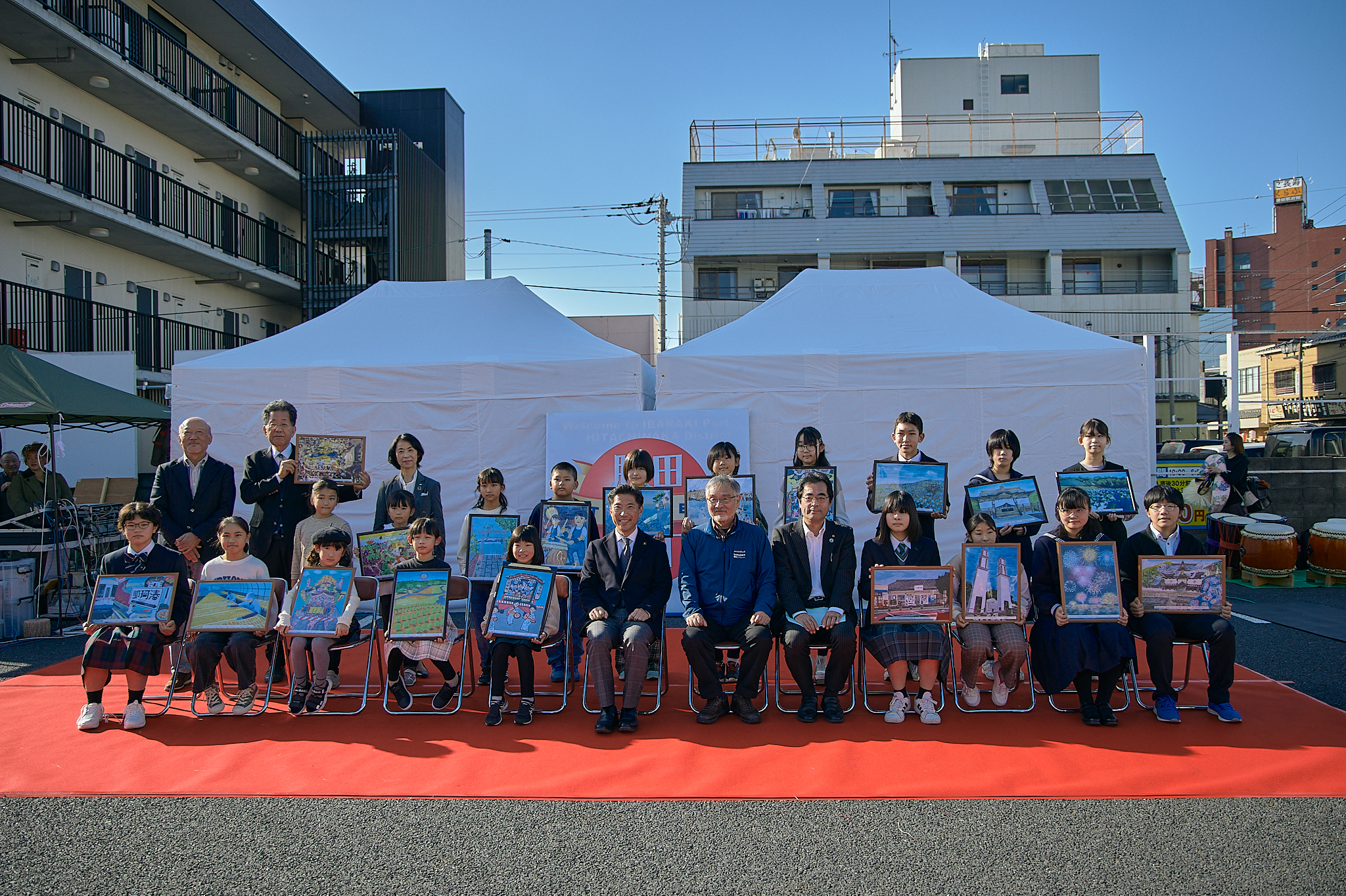 ひたちなかユネスコ協会 絵画展表彰式 勝田TAMARIBA横丁 茨城 ひたちなか